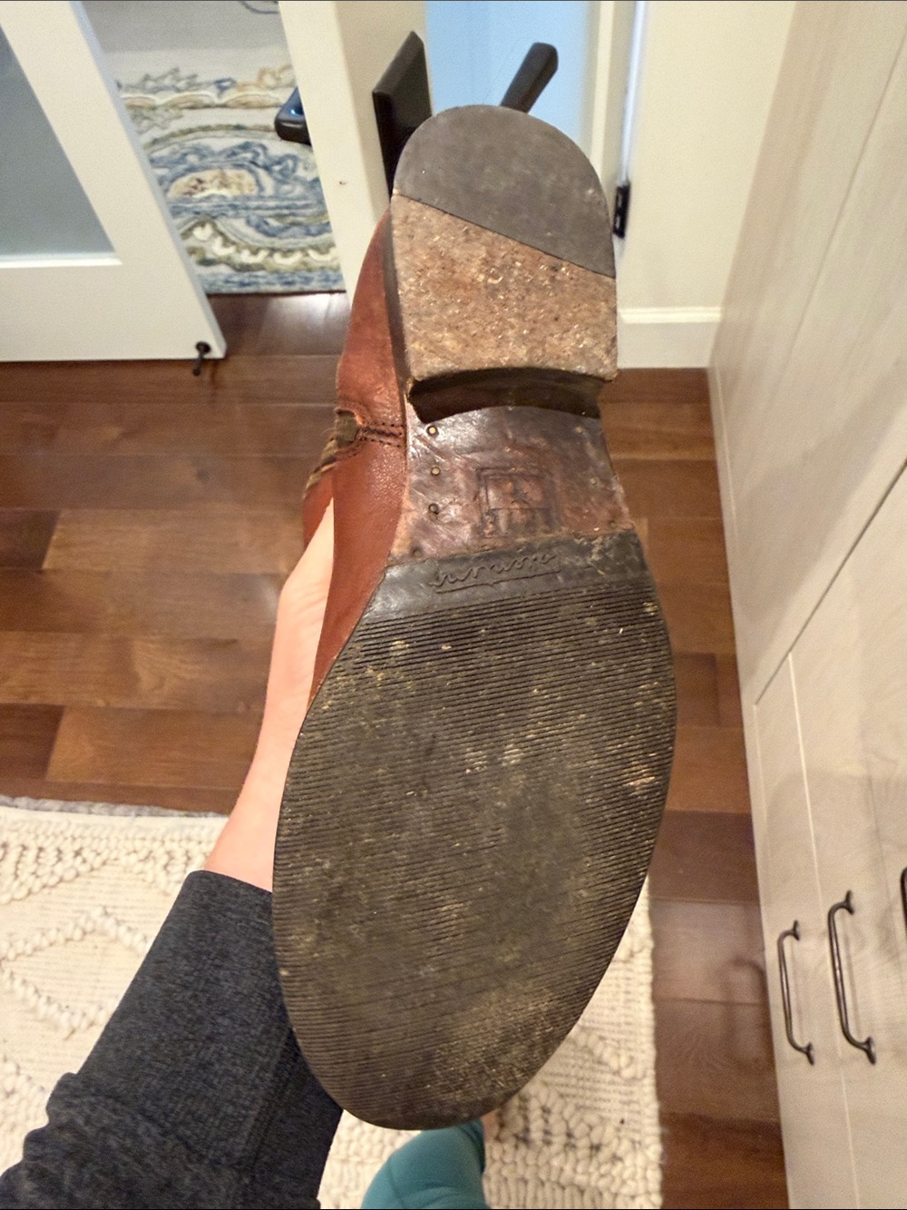 Frye Chestnut Brown Leather Boots - Picture 7 of 8